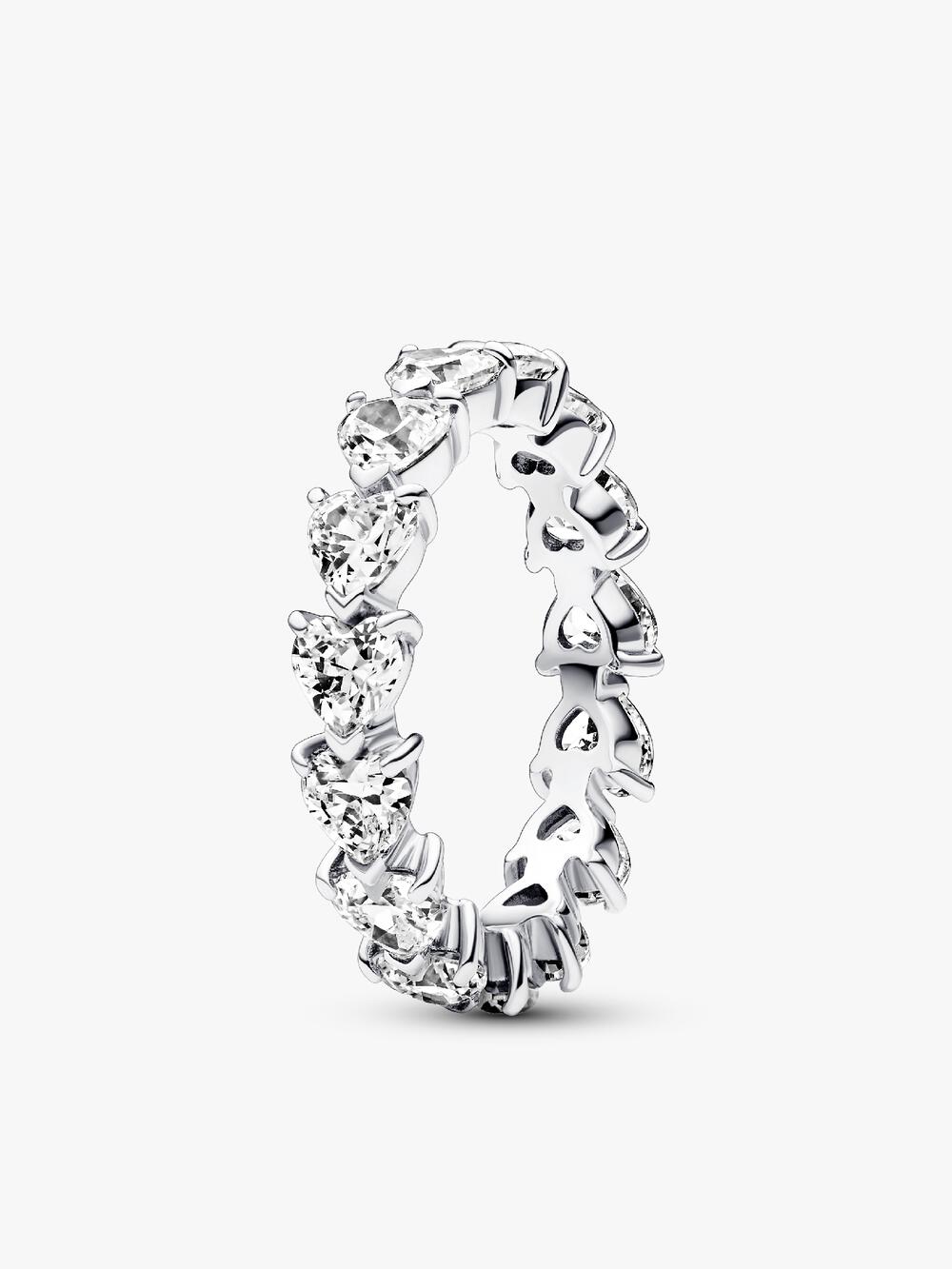 Square Sparkle Halo Ring