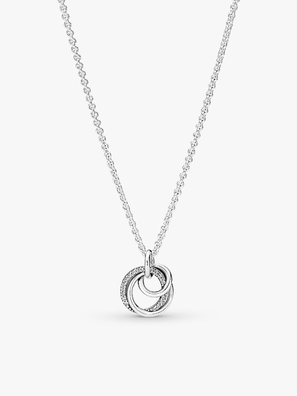Entwined Heart & Butterfly Pendant Necklace